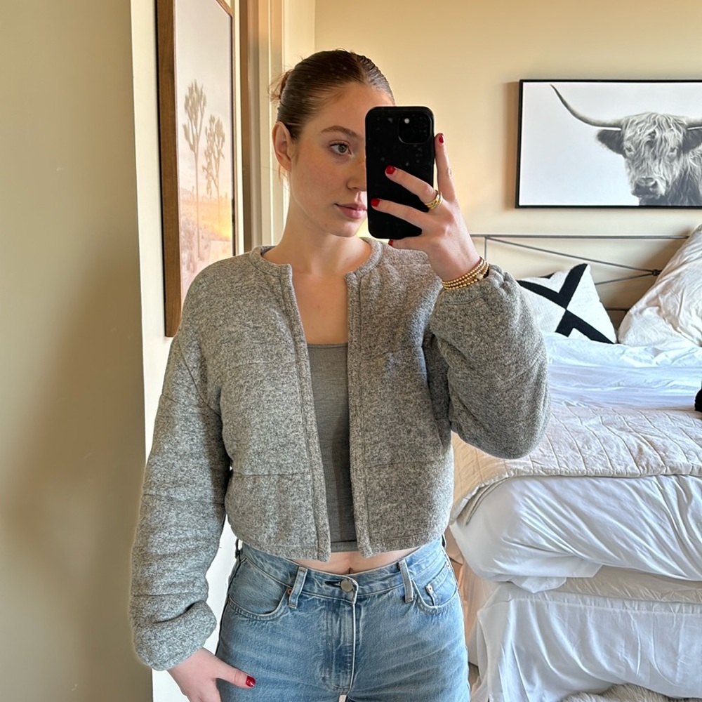 Urban outfitters puffy quilted jacket